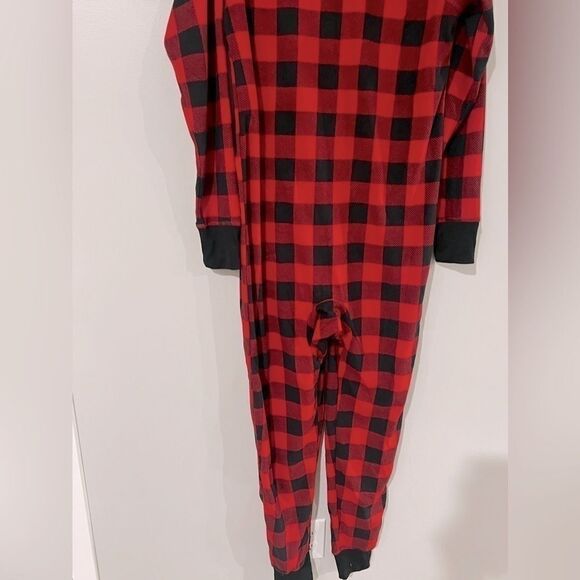 FAMILY Pajamas Matching Womens 1-PC. Red Check Printed Family Pajamas, Holiday - Picture 8 of 10